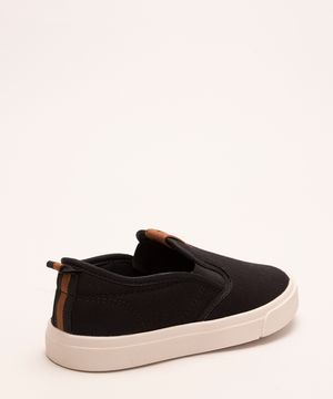 tênis infantil slip on ollie preto