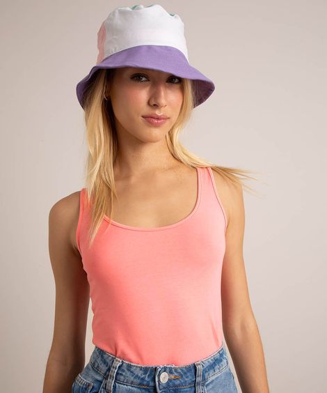 regata básica decote redondo rosa médio