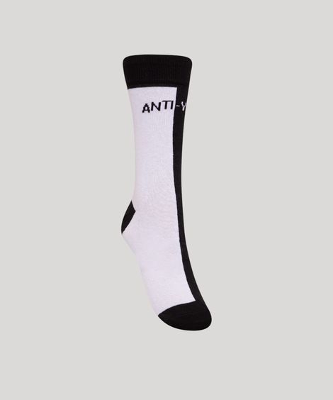 meia masculina cano alto "anti-you" multicor