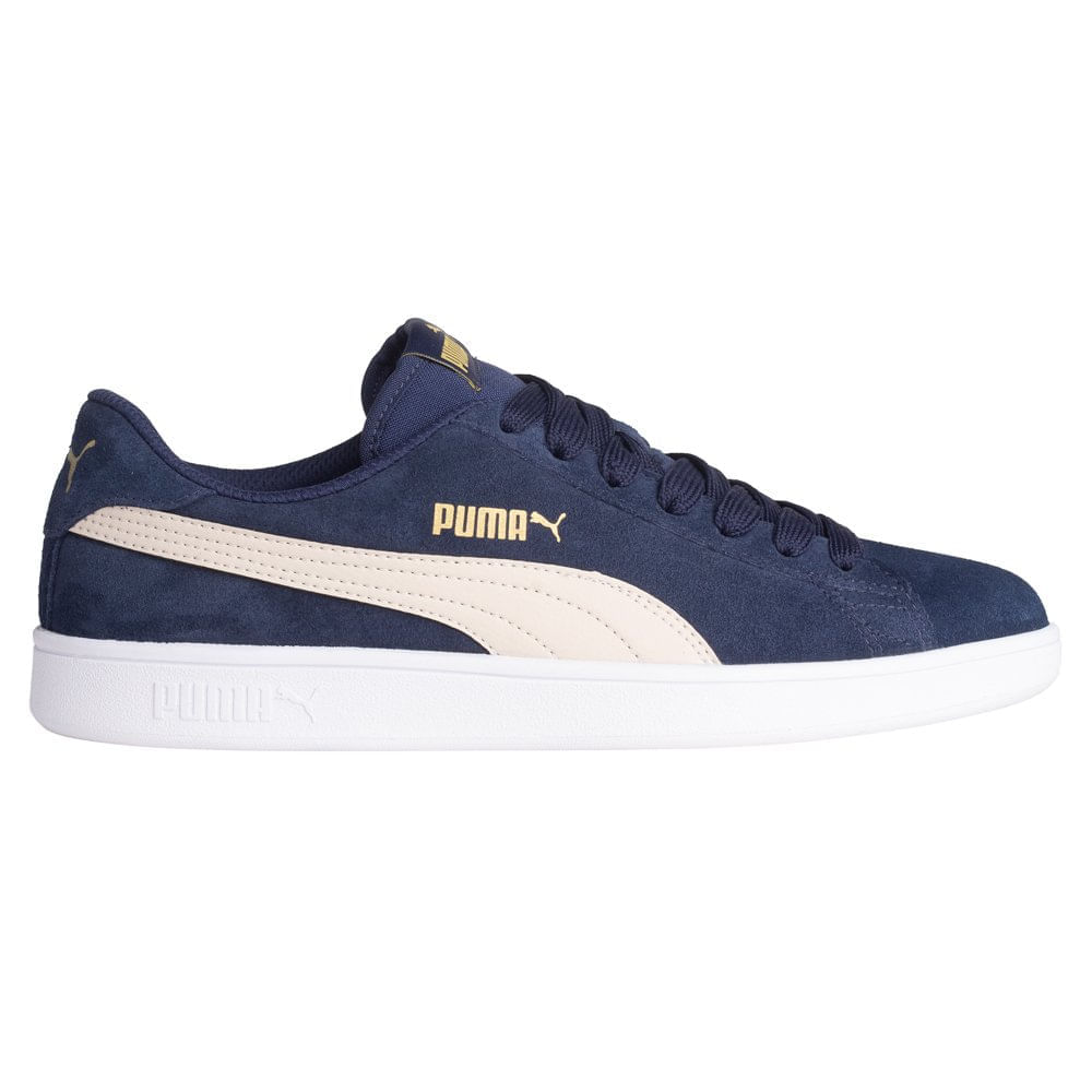 Tênis Masculino Puma Smash Marinho/Branco