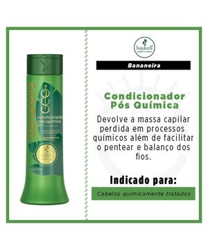 Haskell Pós-Química Bananeira - Condicionador Reconstrutor 300 ml