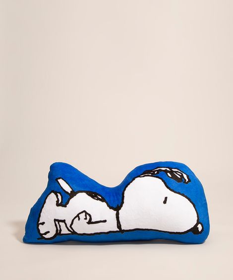 almofada snoopy azul