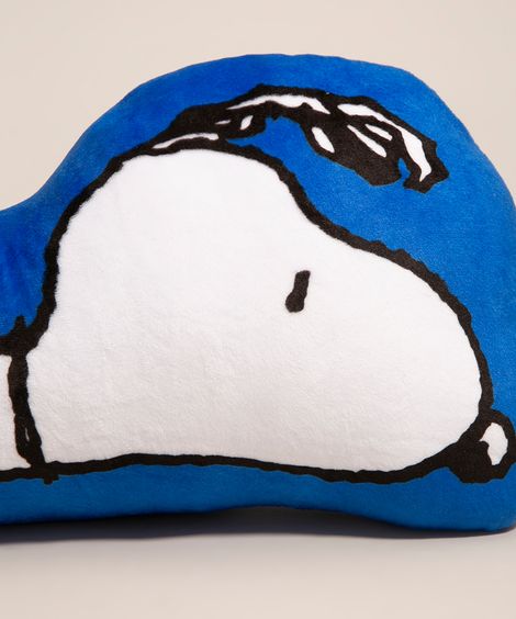 almofada snoopy azul
