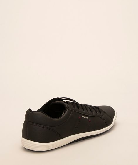 sapatênis cano baixo oneself preto