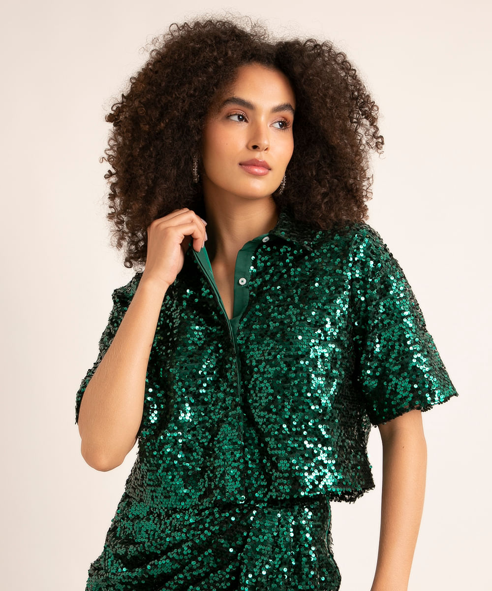 camisa verde cea