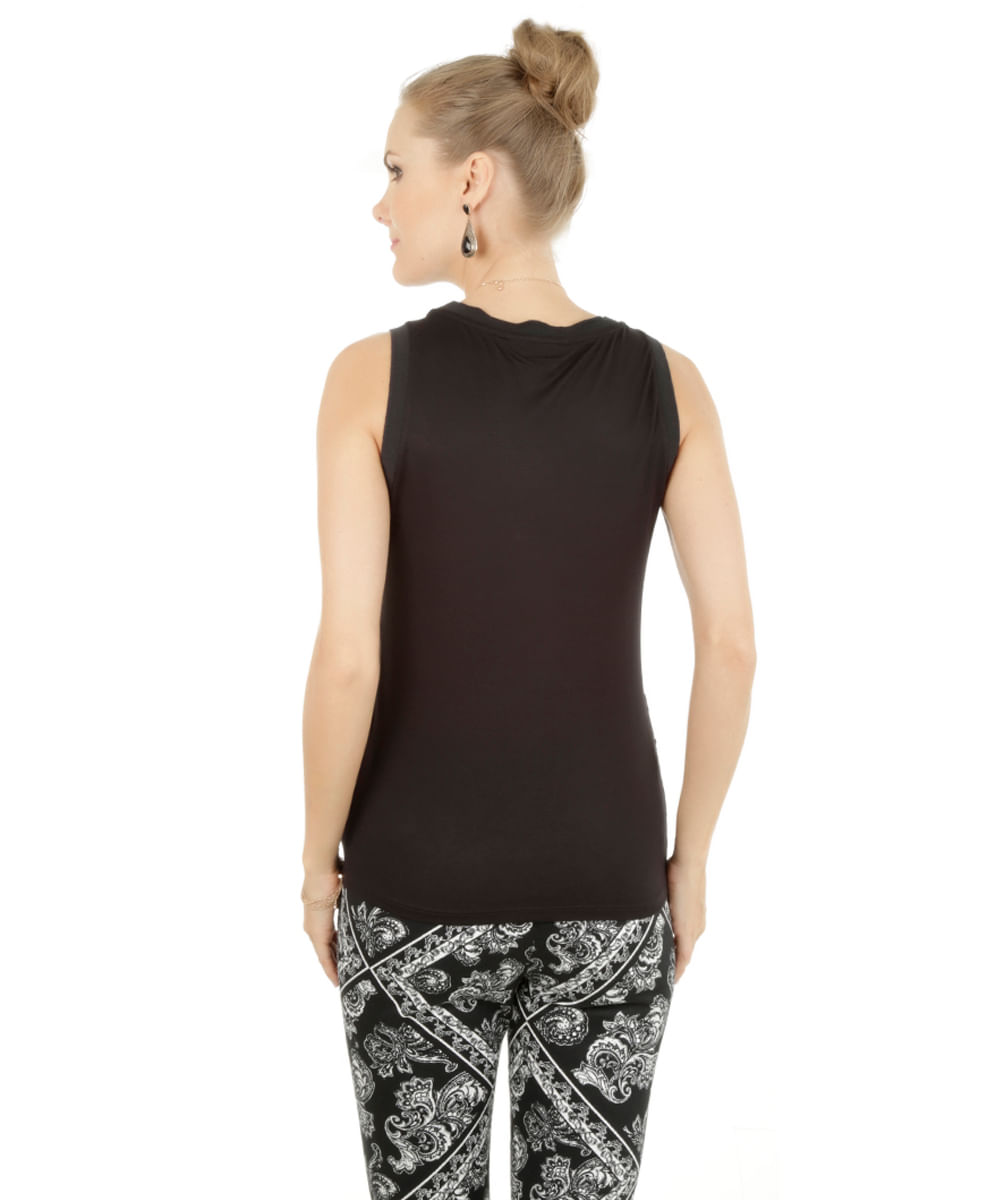 Regata com Renda Preta