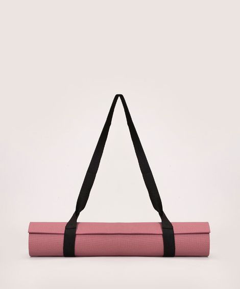 tapete esportivo texturizado para yoga rosa