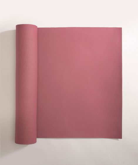 tapete esportivo texturizado para yoga rosa