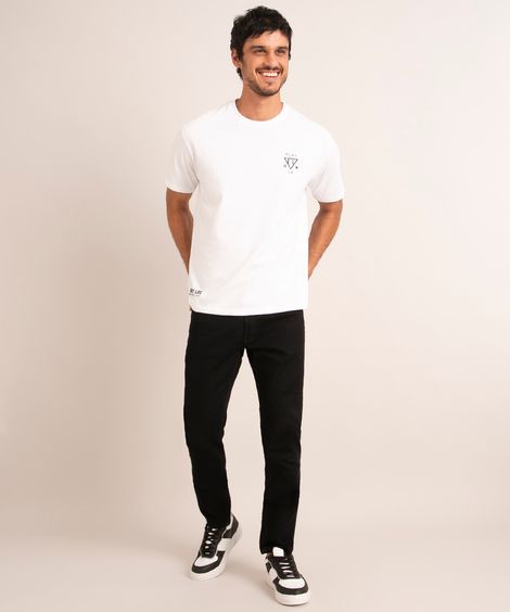 calça skinny jeans preta