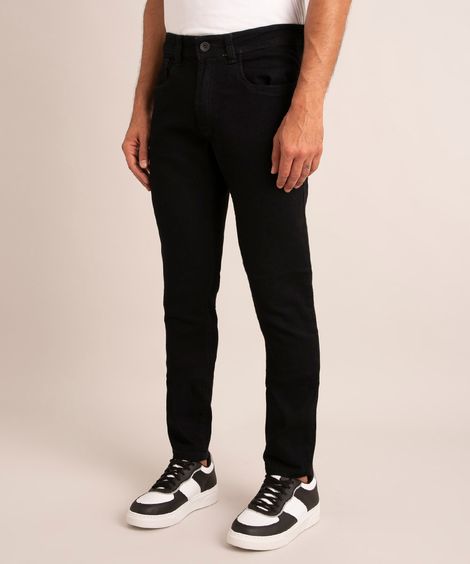 calça skinny jeans preta