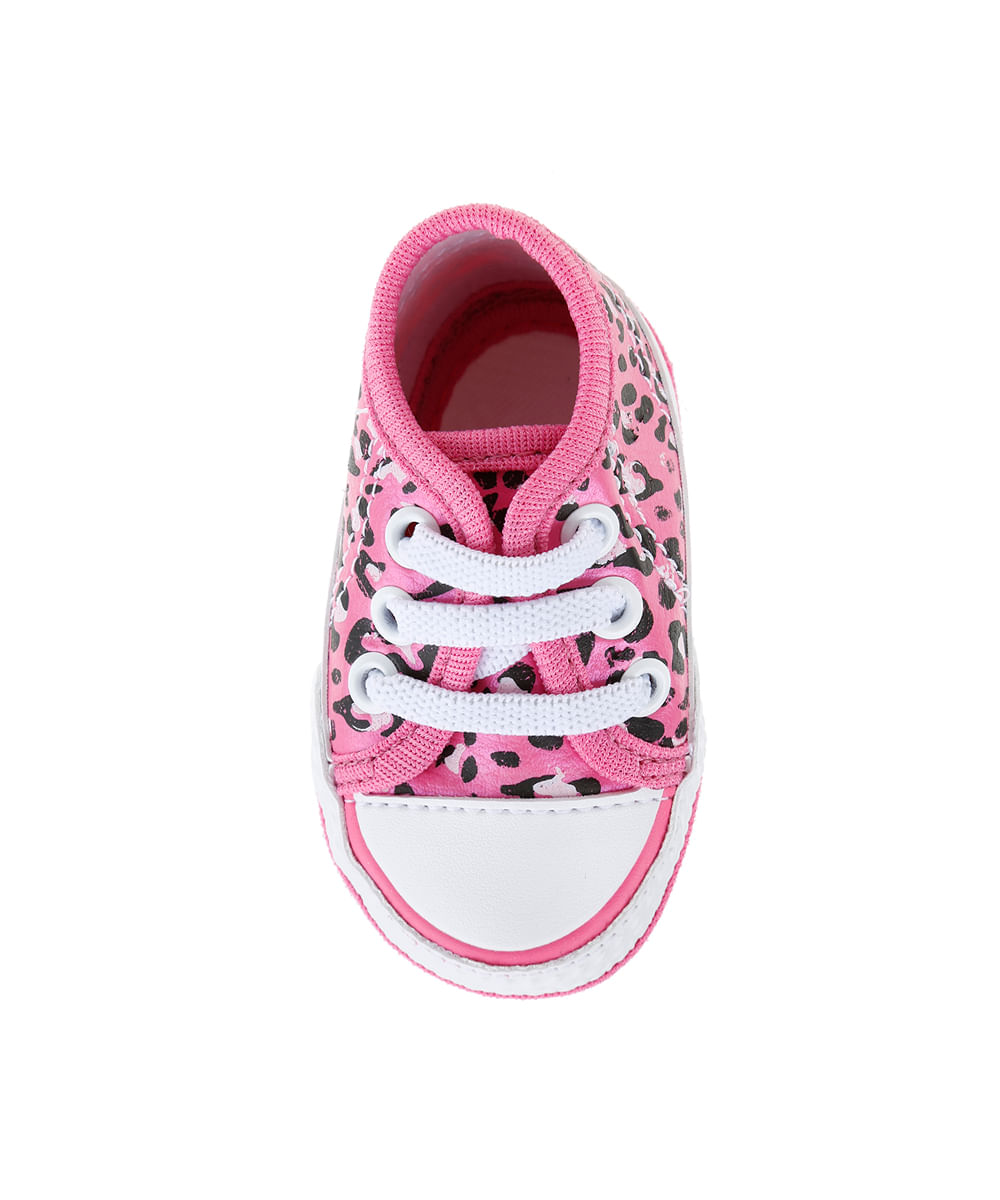 Tênis Pimpolho Animal Print Menina Rosa