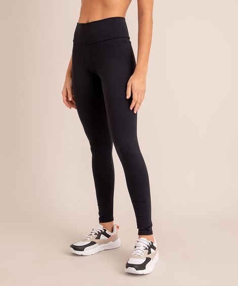 Calça Legging Feminina Esportiva Básica Preto
