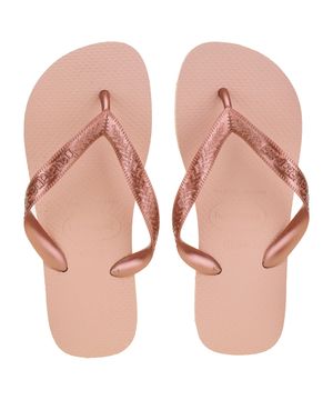 Chinelo Top Havaianas - 4000029 BRONZE/ ROSA