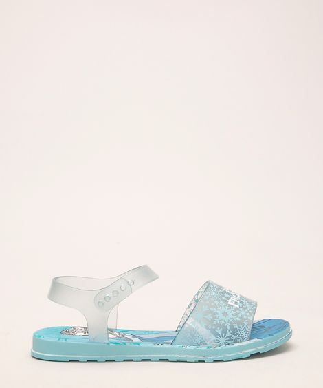 sandália infantil frozen grendene azul