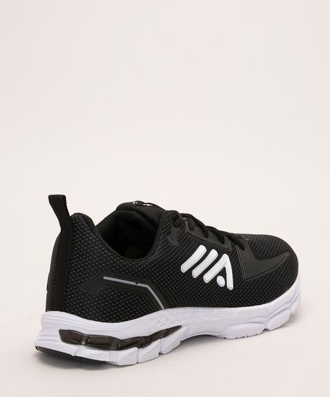 tênis masculino esportivo preto