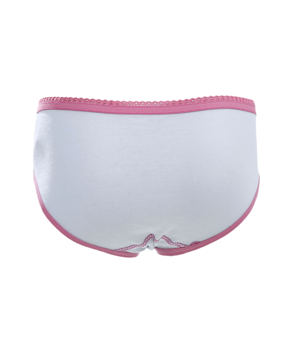 Kit de 3 Calcinhas Monster High Menina Rosa