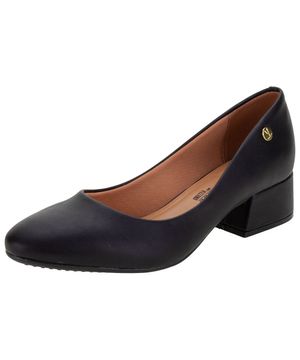 Sapato Feminino Salto Baixo Vizzano - 1346100 PRETO