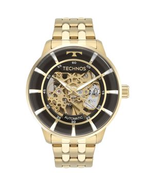 Relógio Technos Masculino Automatico Dourado - G3265AA/1P