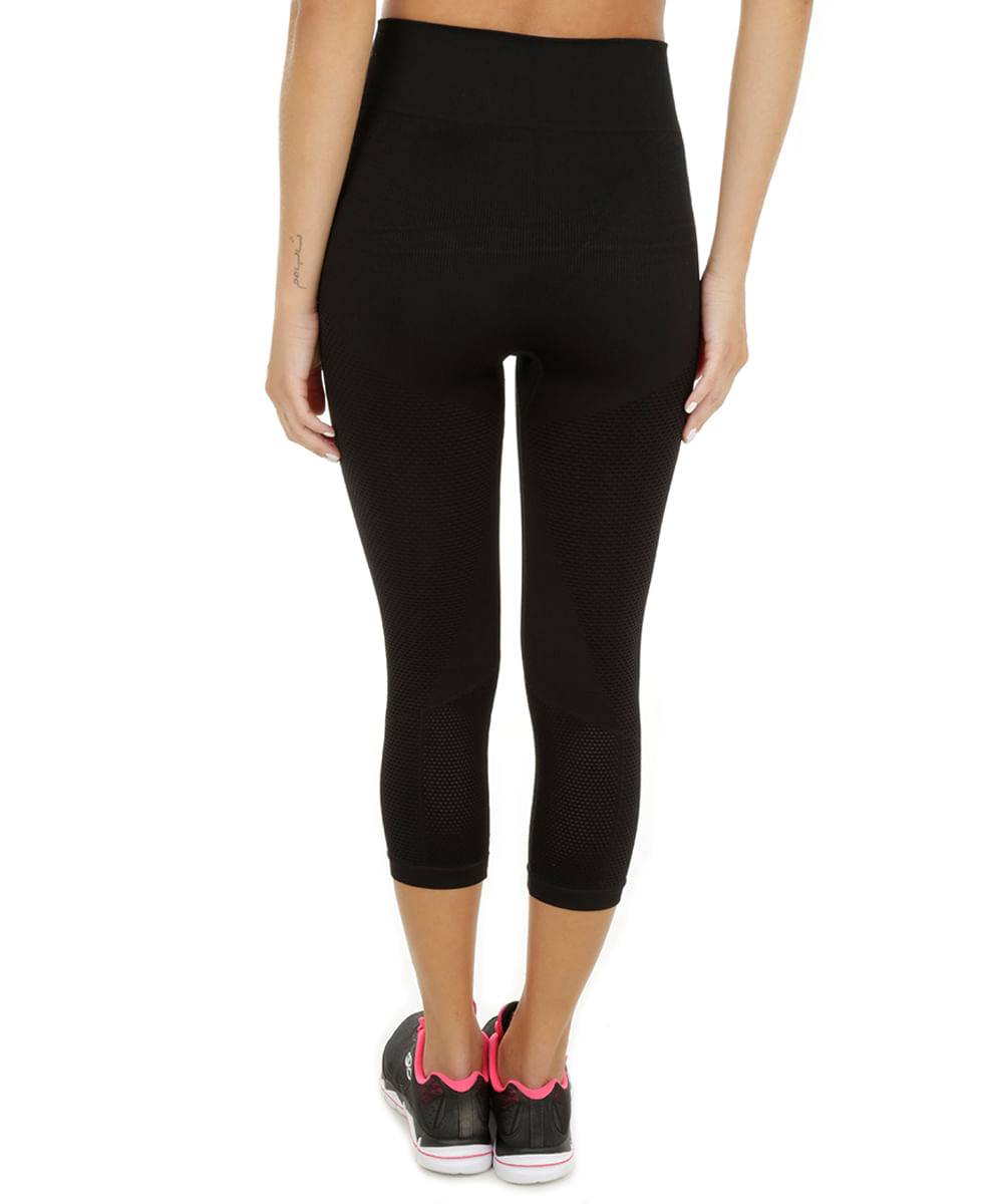 Calça Legging Ace Texturizada Preta