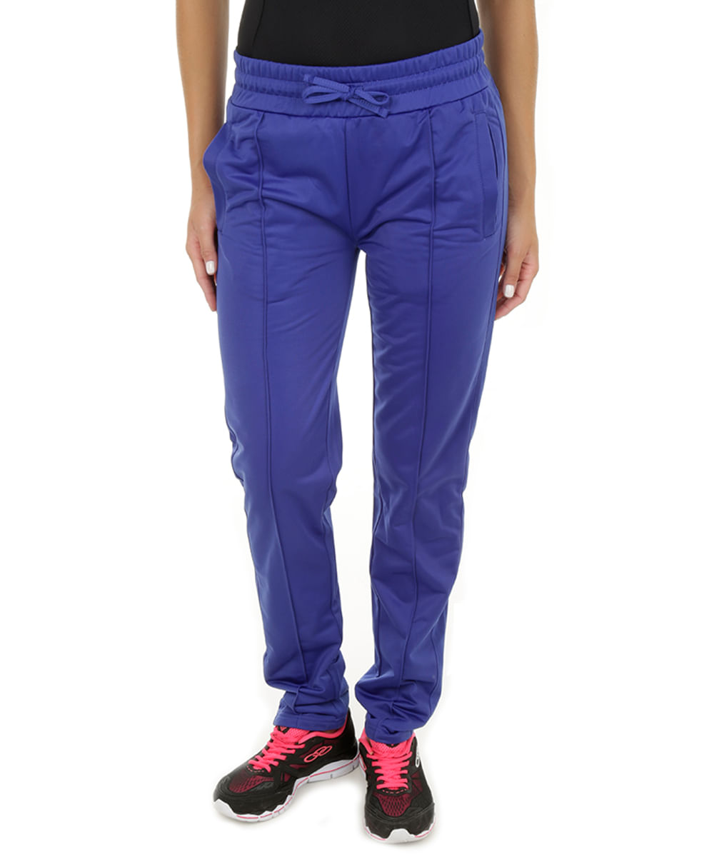 Calça Ace com Recortes Azul
