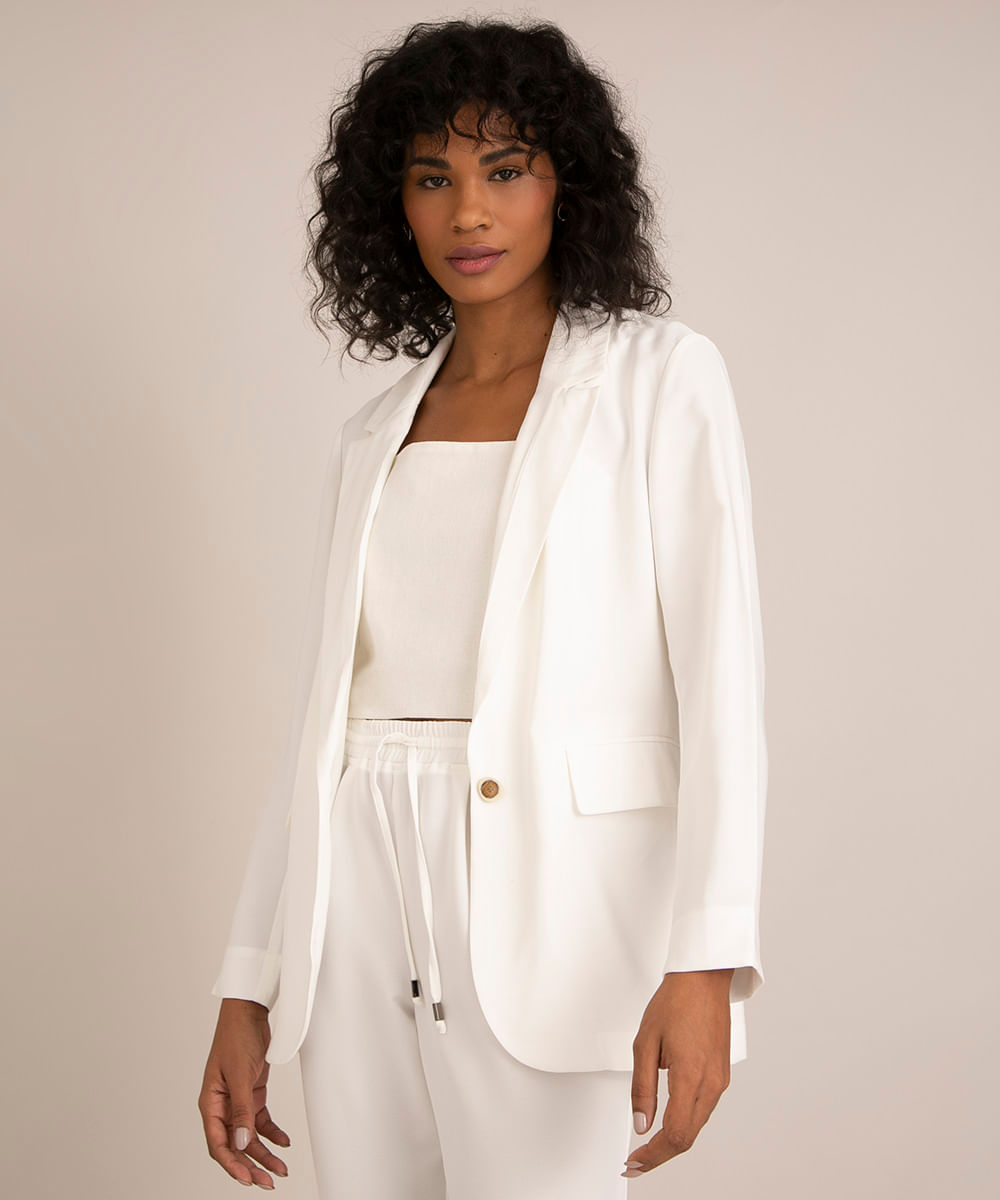 Blazer com botões, da C&A