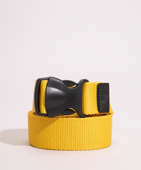 cinto masculino "just my imagination" mostarda