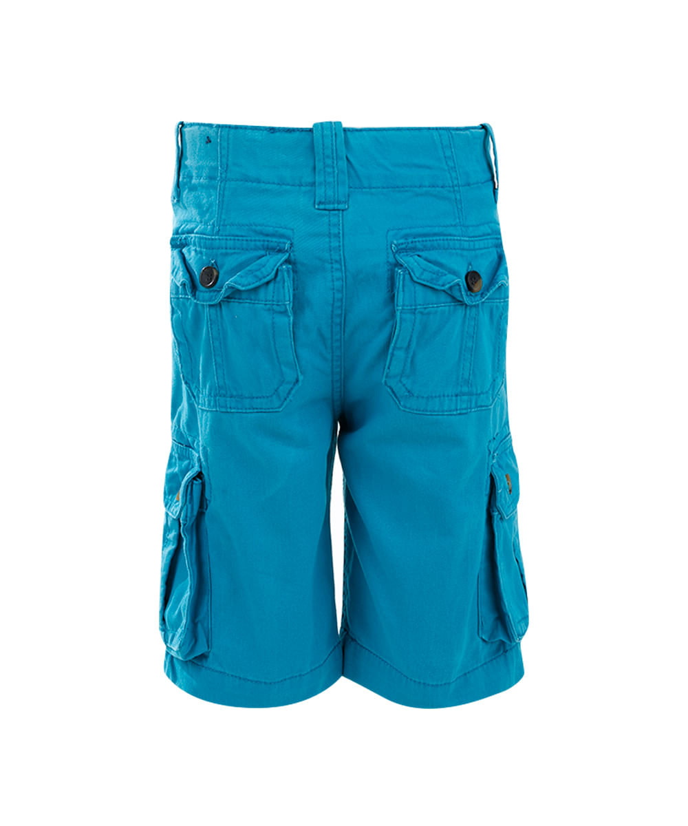 Bermuda Cargo Menino Azul