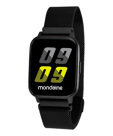relógio mondaine masculino  smartwatch - 16001m0mvny1 preto