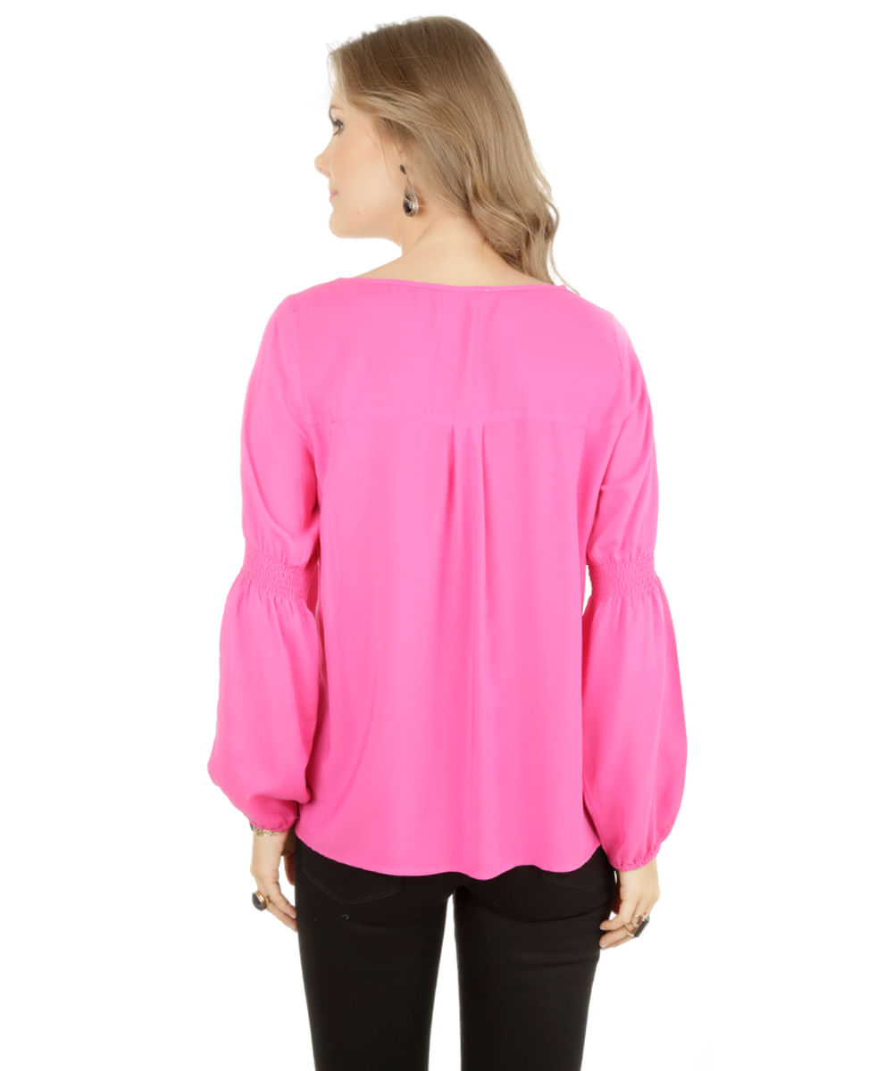 Bata com Amarração Rosa