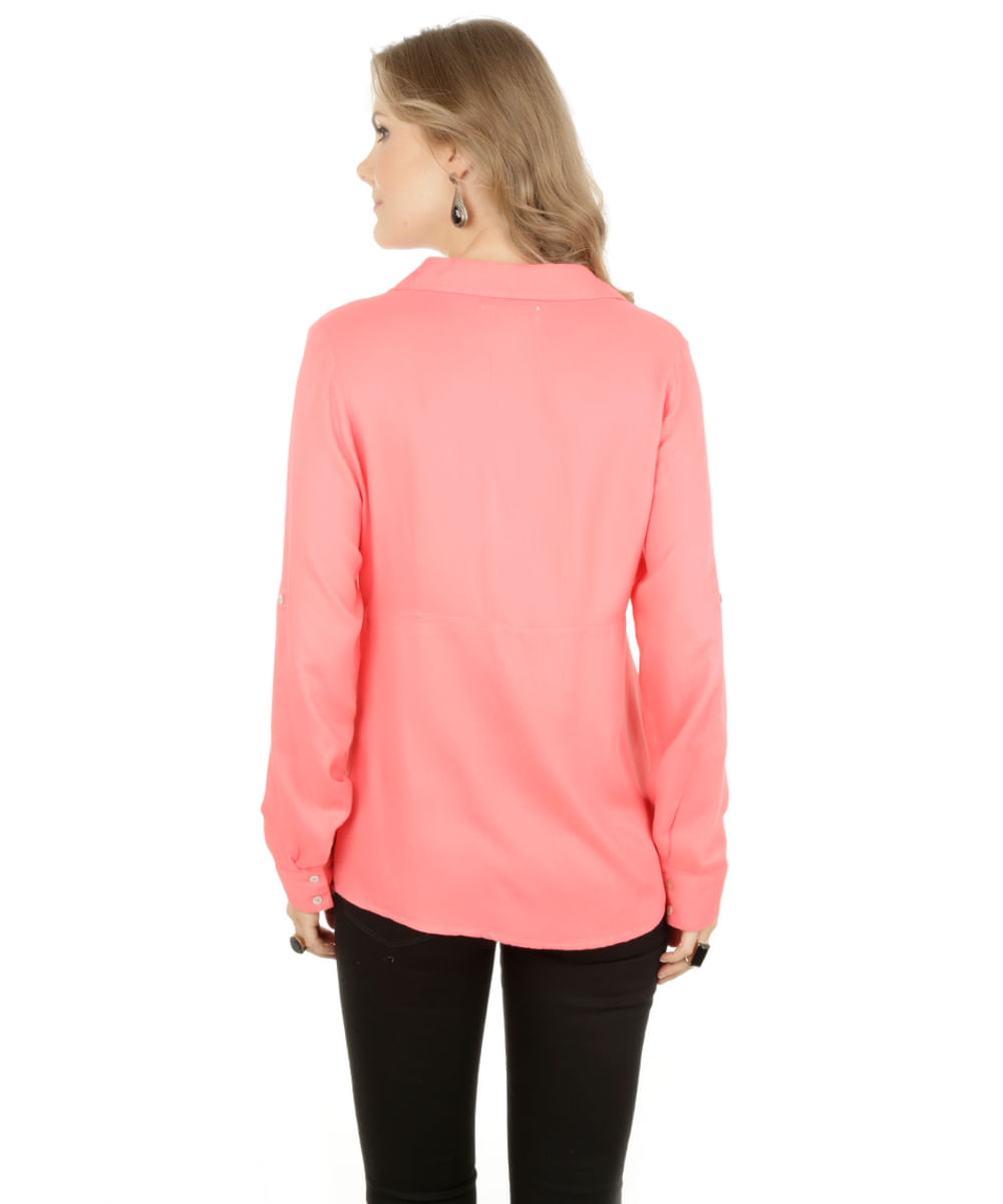Blusa Básica Rosa Claro
