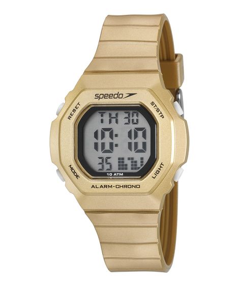 kit de relógio speedo feminino  digital  80615l0evnp5kk +  carregador portátil preto