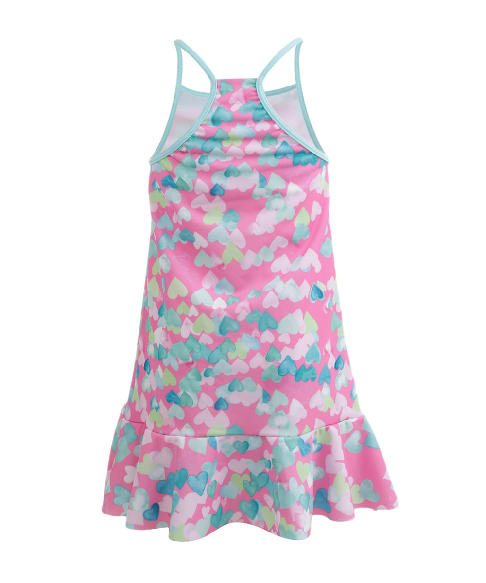 Saída de Banho Barbie Menina Rosa