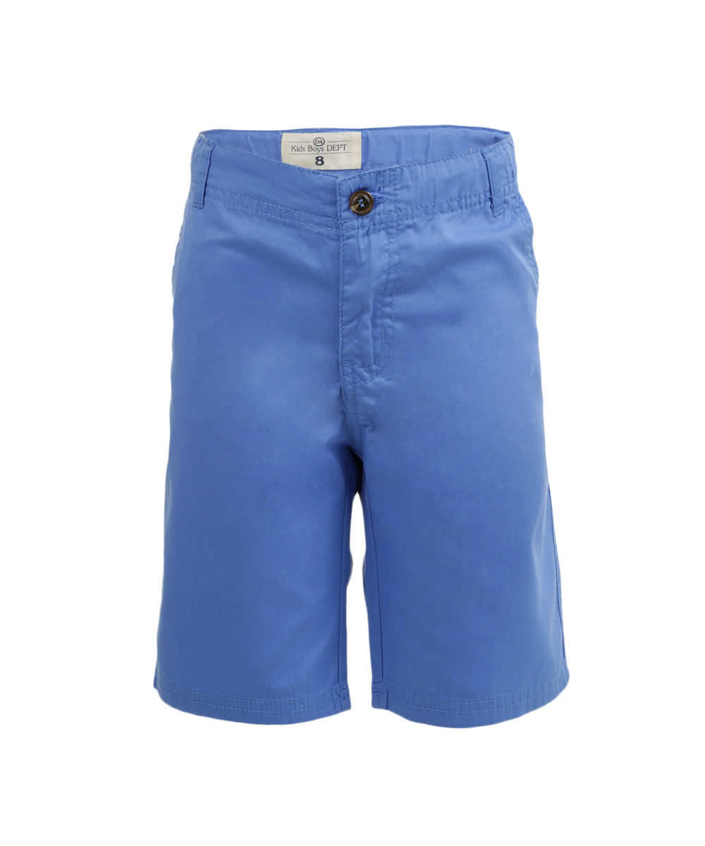 Bermuda Reta Menino Azul