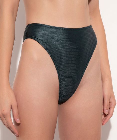 biquíni calcinha asa delta hot pant com proteção uv50+ mindset verde escuro