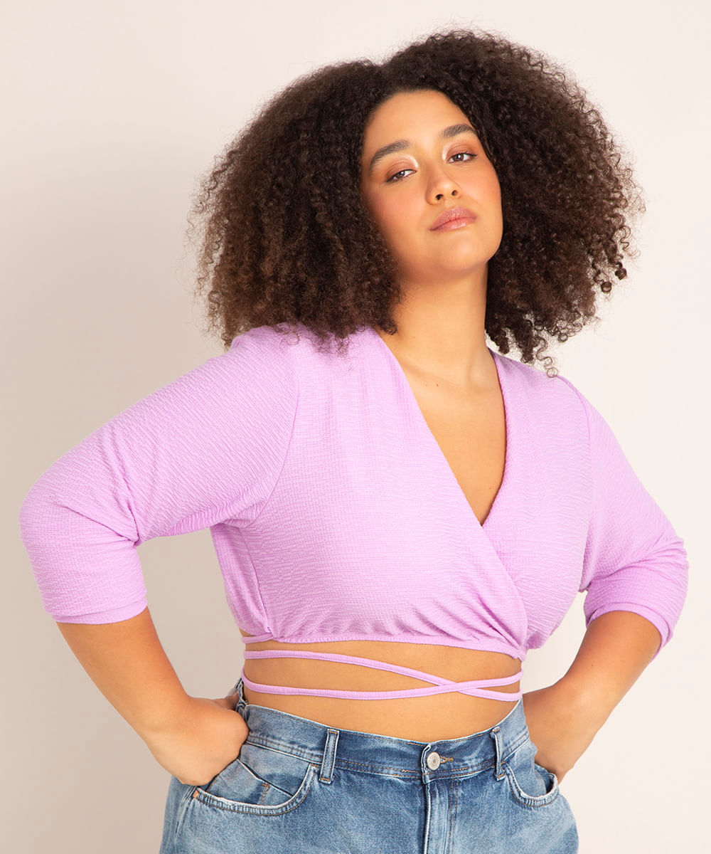 cropped plus size moletom com capuz