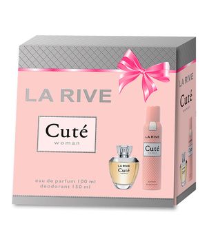 Kit La Rive Cute Feminino Eau de Parfum 100 Ml + Desodorante Feminino 150 Ml Único