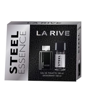 Kit La Rive Steel Essence Eau de Toilette 100 Ml + Desodorante Masc 150 Ml Único