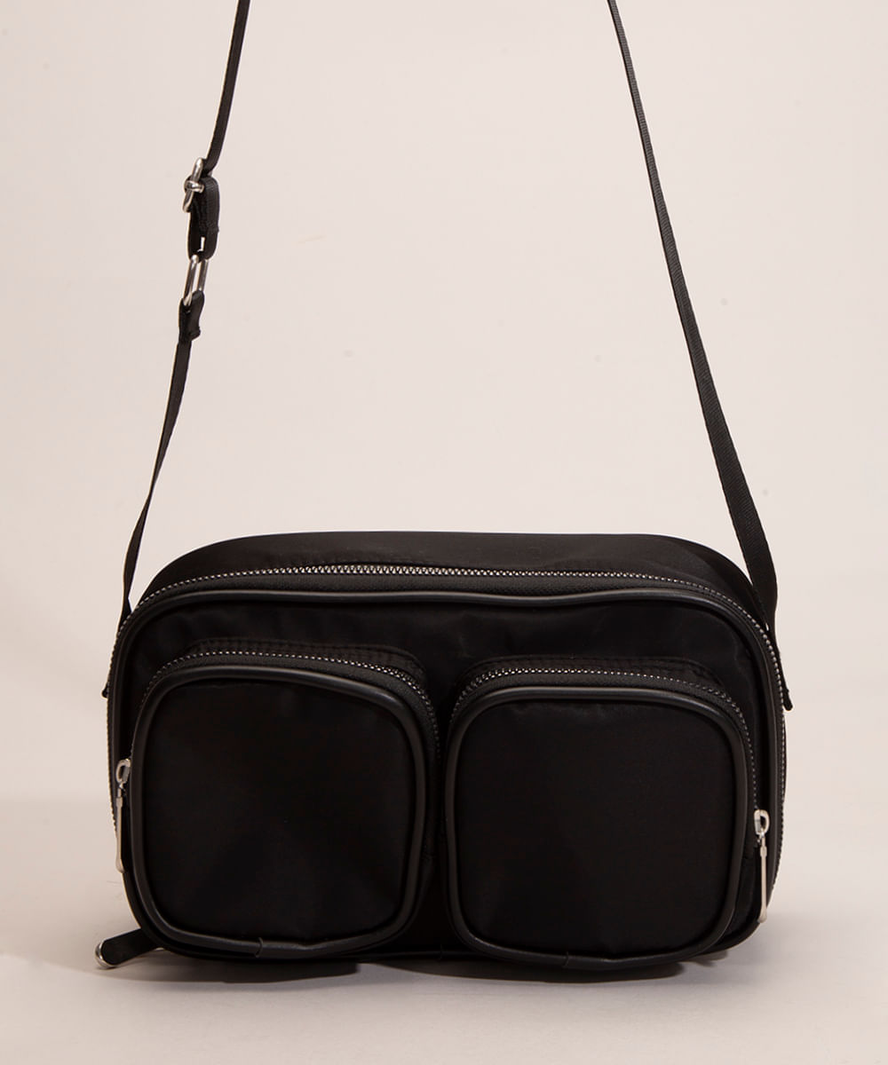 double cross body bolsa