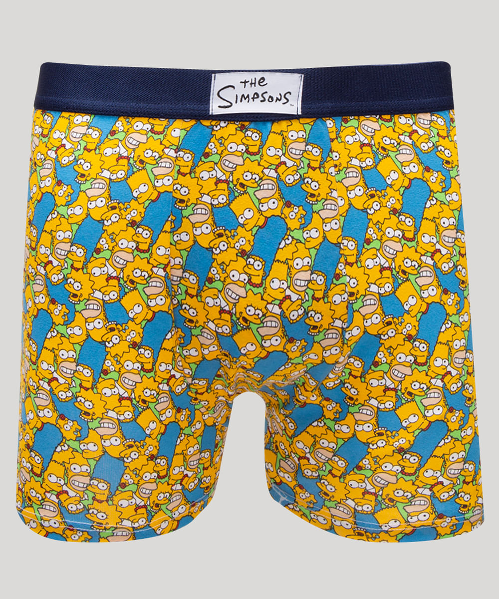 cueca boxer estampada os simpsons amarela é boa?
