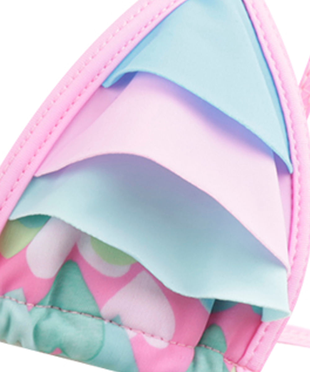 Biquíni Barbie com Menina Rosa