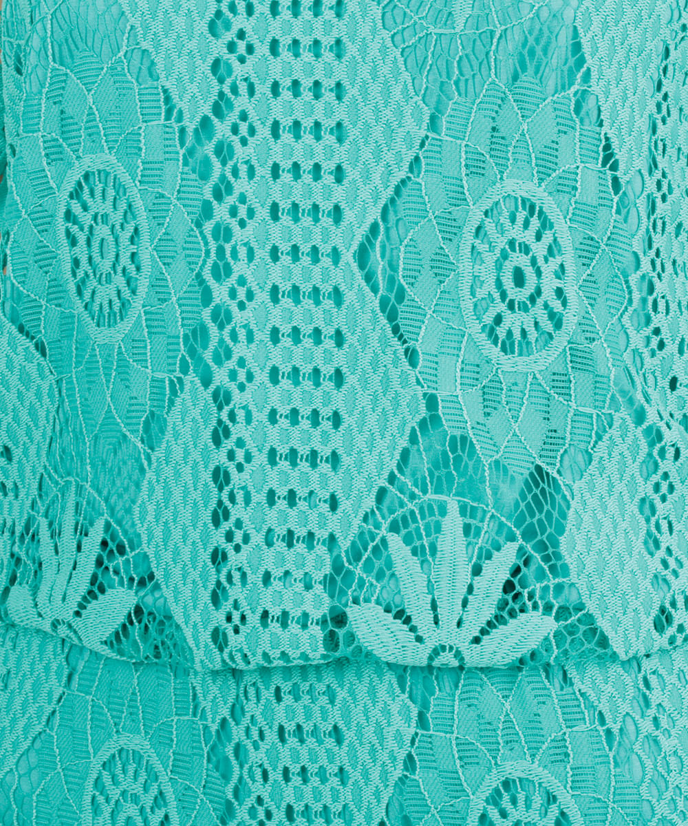 Vestido em Renda Verde