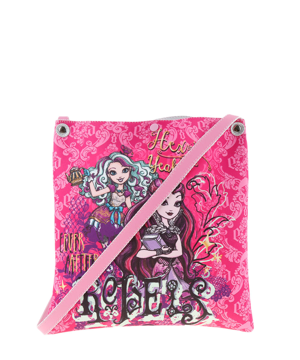 Bolsa Transversal Ever After High Menina Rosa