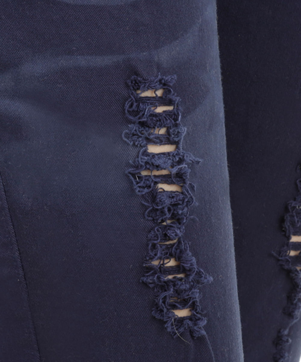 Calça Skinny Azul Escuro