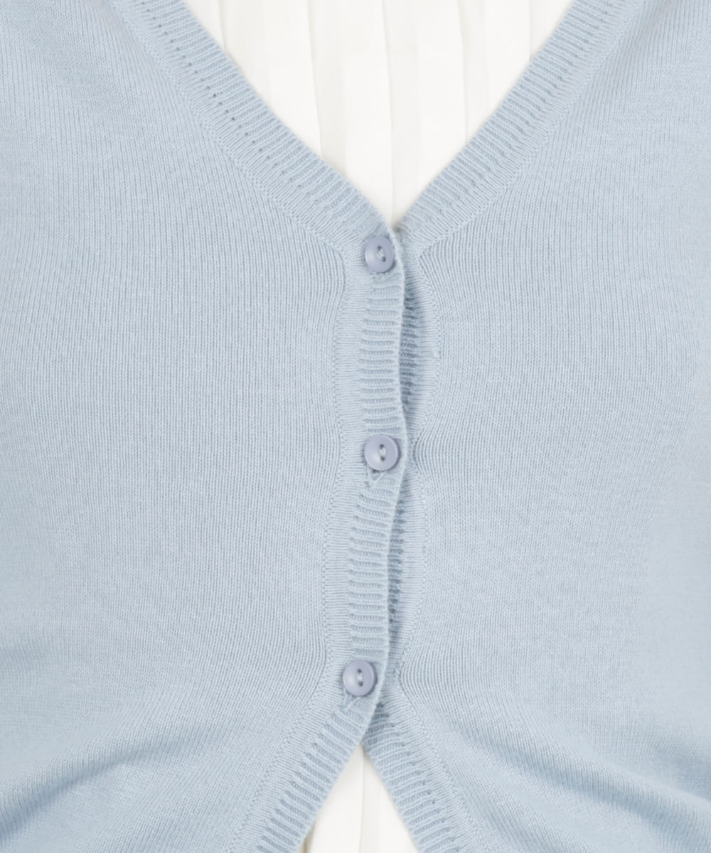 Cardigan Azul Claro