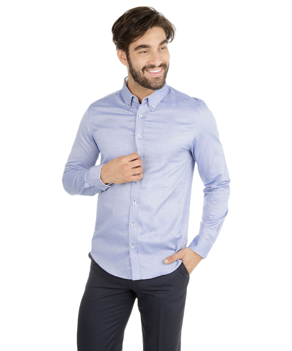 Camisa Xadrez  Azul