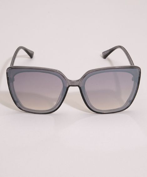 óculos de sol feminino quadrado yessica transparente
