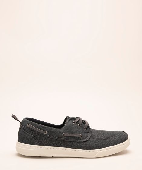 mocassim com pesponto oneself azul marinho