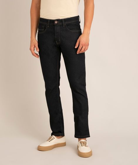 Calça Jeans Masculina Slim Azul Escuro