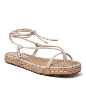 Sandália Espadrille Flatform Corda OffWhite Vertice