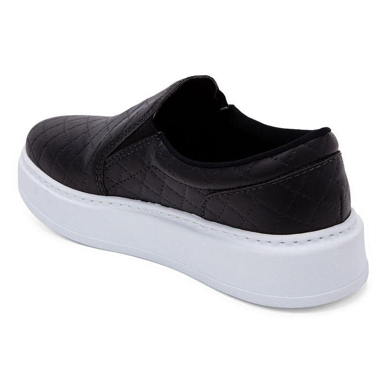 Tenis slip on flatform hot sale preto